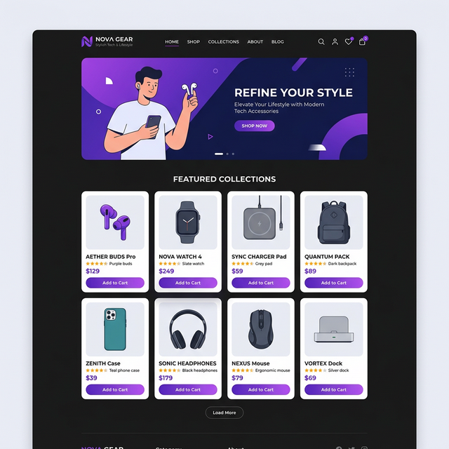 ShopLux – E-Commerce Platform